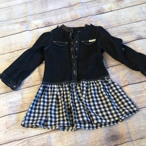 Girls Calvin Klein Jeans denim dress. Size 4T